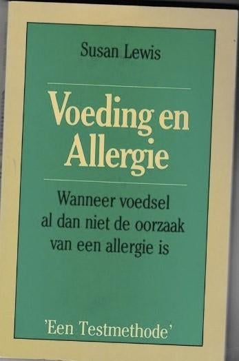 Voeding en allergie, Susan Lewis, Ophalen of Verzenden, Zo goed als nieuw, Gezondheid en Conditie