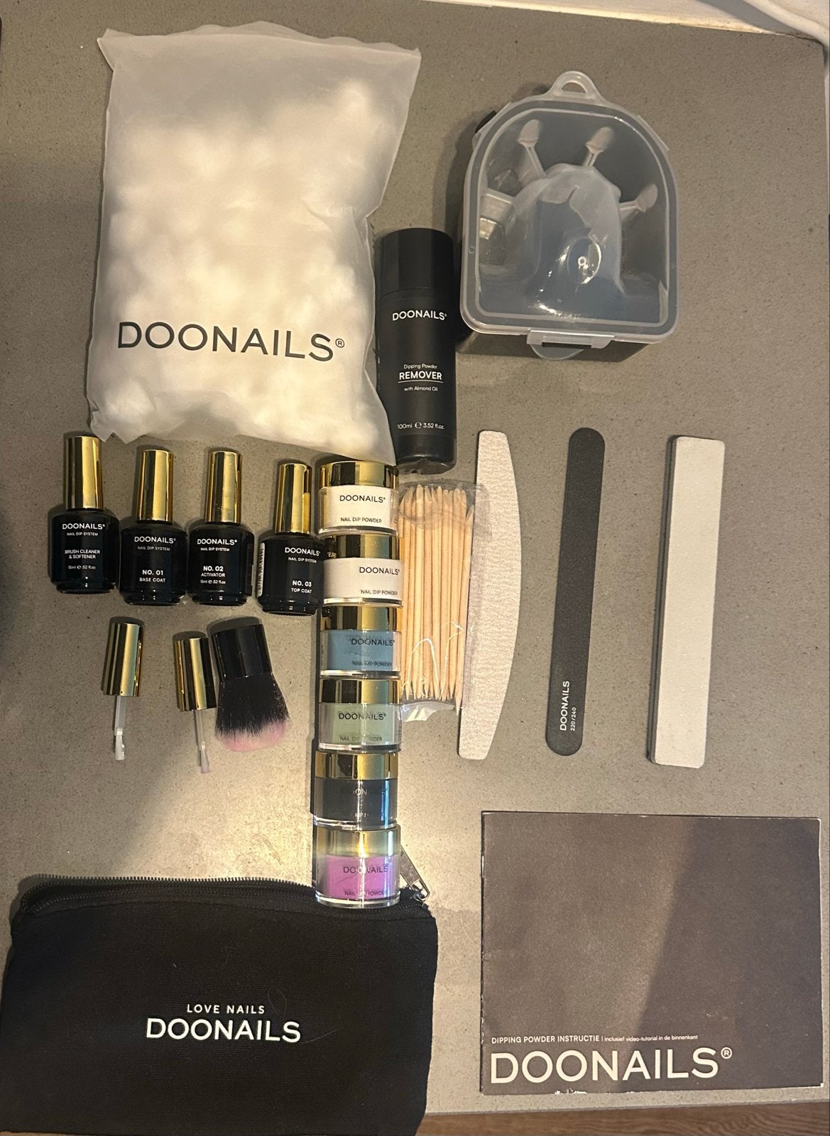 Doonails Dipping Powder Starterspakket - Zo goed als nieuw, Ophalen of Verzenden, Zo goed als nieuw, Verzorging