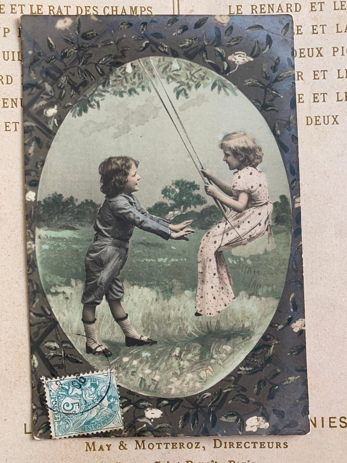 1906 Schommelen (IT), Ophalen of Verzenden, Voor 1920, Gelopen, Kinderen