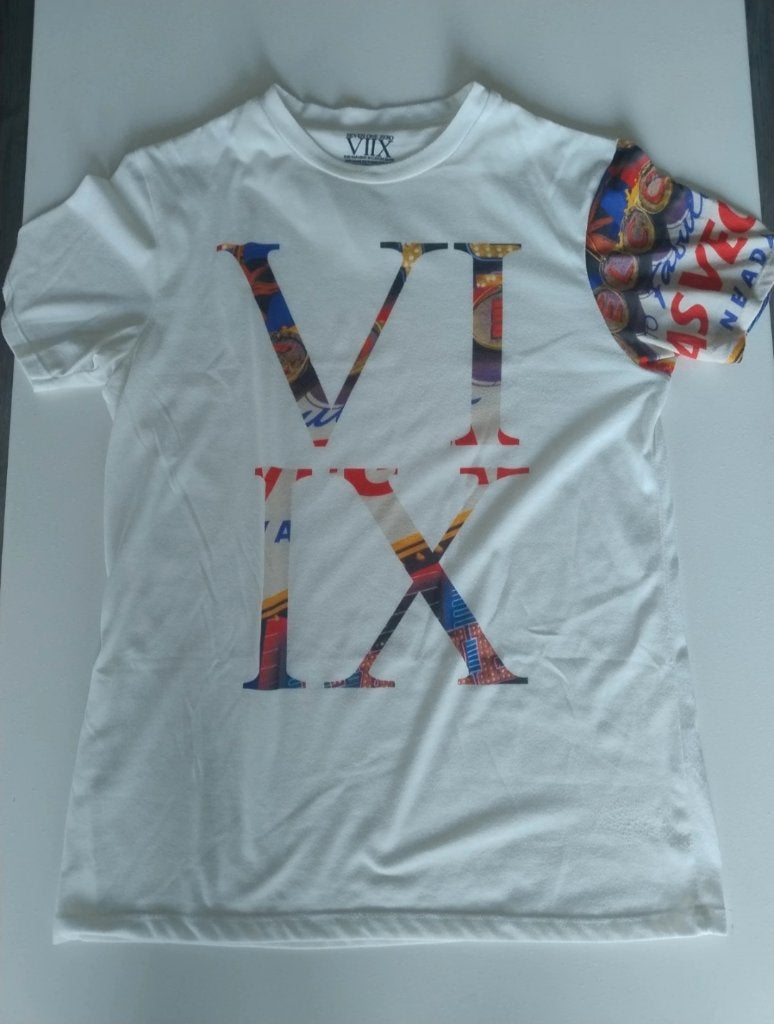 Seven one zero VIIX t-shirt Las Vegas, maat M, Onbekend, Maat 48/50 (M), Wit, Ophalen of Verzenden