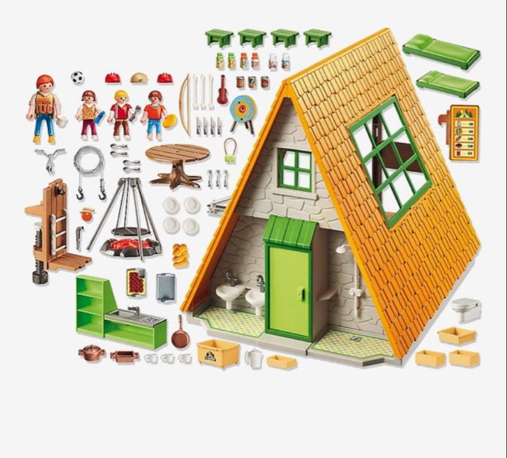 Playmobil 6887, Grote vakantiebungalow Summer funFamily fun, Kinderen en Baby's, Speelgoed | Playmobil, Ophalen, Gebouw, Complete set