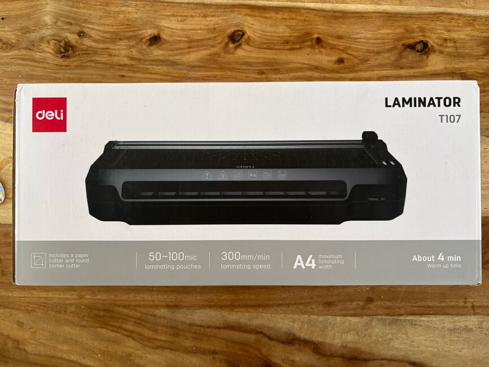 Deli Lamineerapparaat T107 A4 - Nieuw in doos, Diversen, Ophalen