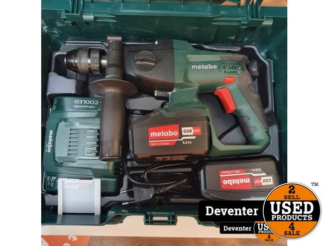 Metabo SBE 18 LTX II 2 x 18 v/ 5.2 aH II Nieuwstaat, Metabo, Zo goed als nieuw, Support@metabo.com, Metabo Corporation, Metabo-Werke GmbH, 
72622 NÃ¼rtingen
Germany