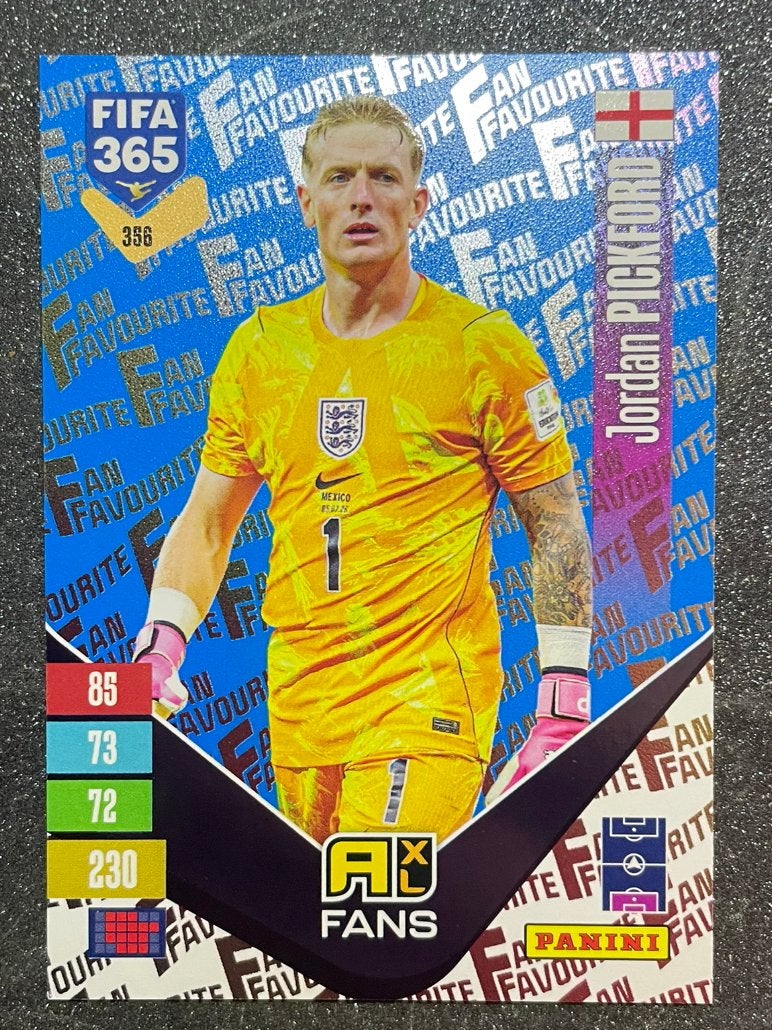 Panini Fifa365 2027 BLUE PAR. FANS’ FAVOURITE PICKFORD UK, Verzenden, Zo goed als nieuw, Plaatje