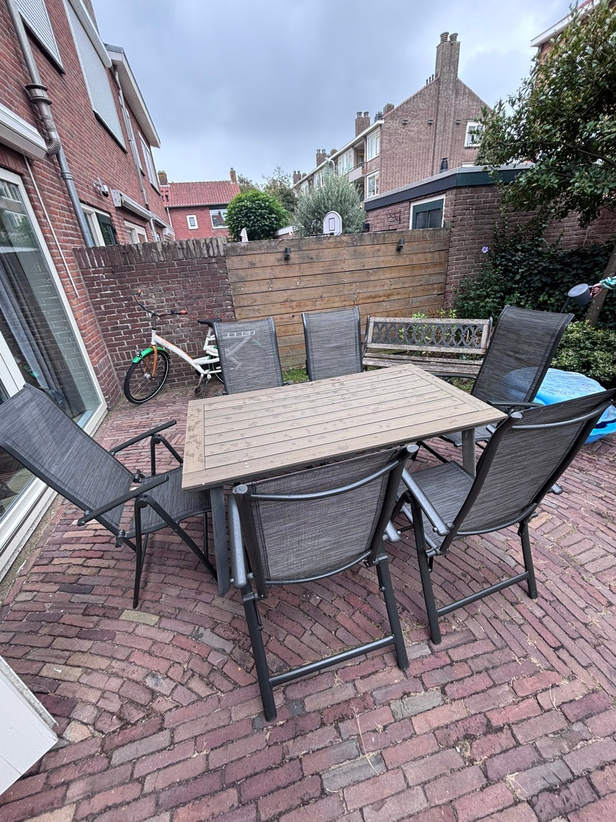 Tuinset, Ophalen, Zo goed als nieuw, 6 zitplaatsen, Tuinset