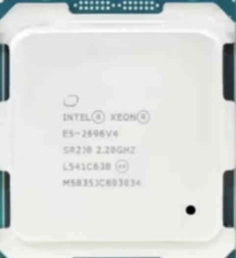 Intel Xeon E5 2696 V4 2.2GHz CPU met Socket LGA 2011-3, Computers en Software, Processors, Ophalen of Verzenden, Gebruikt