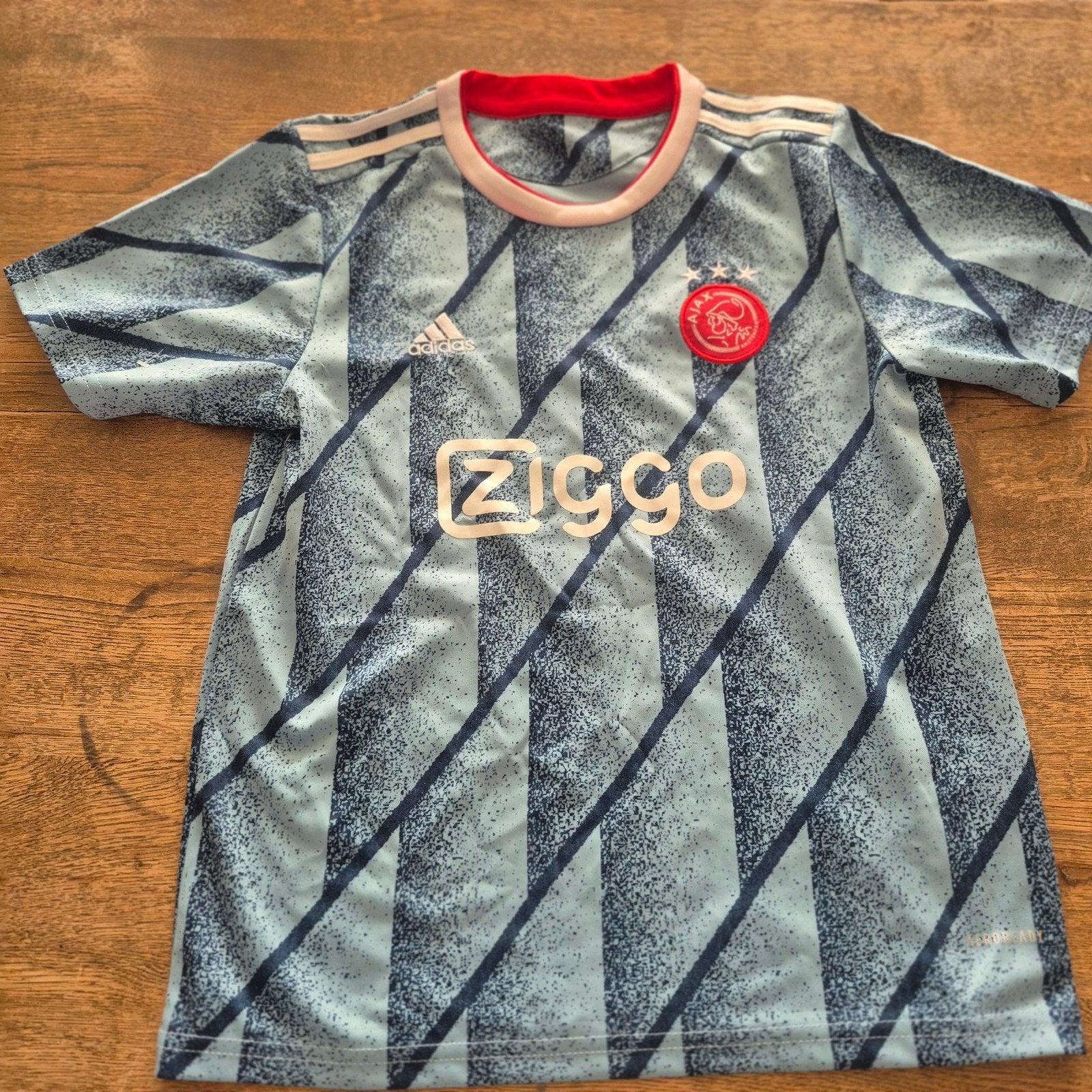Ajax uitshirt 2021/2022 Neres 7 - Maat 176 (15-16 jaar), Ophalen of Verzenden, Zo goed als nieuw, Adidas, Jongen