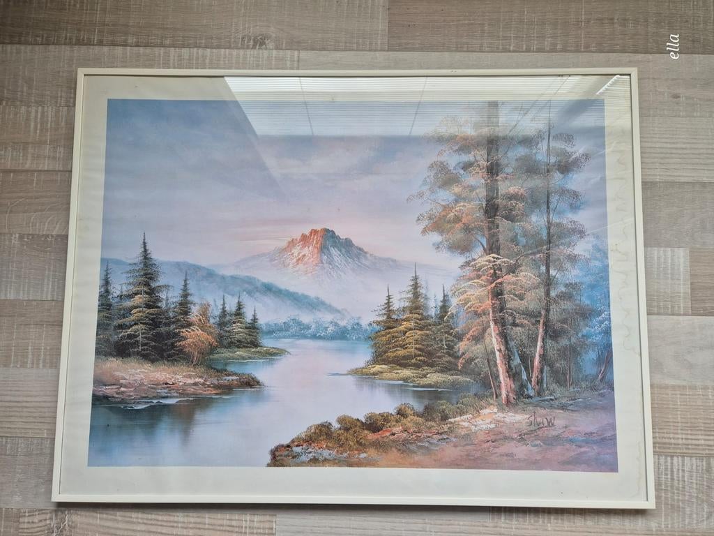 antiek geschilderd olie schilderij, Antiek en Kunst, Kunst | Schilderijen | Klassiek, Ophalen
