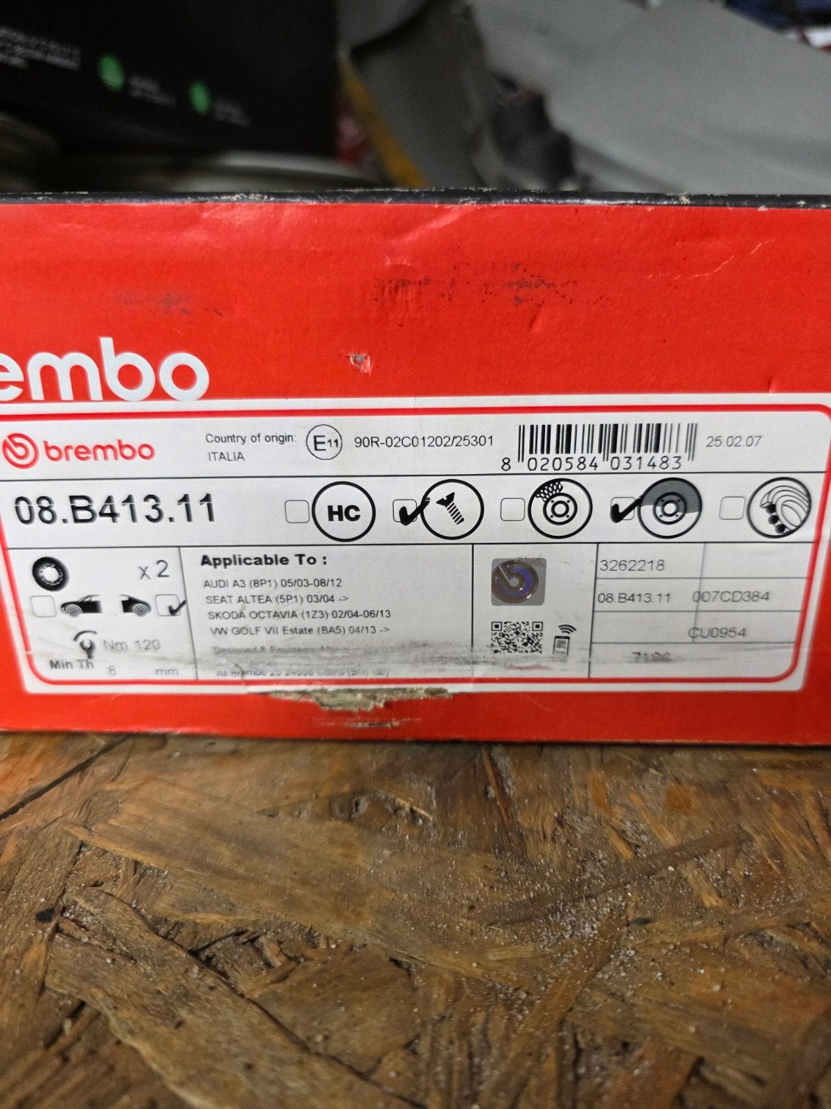 Brembo Remschijven Achter - Nieuw in Doos, Ophalen of Verzenden, Nieuw, Seat