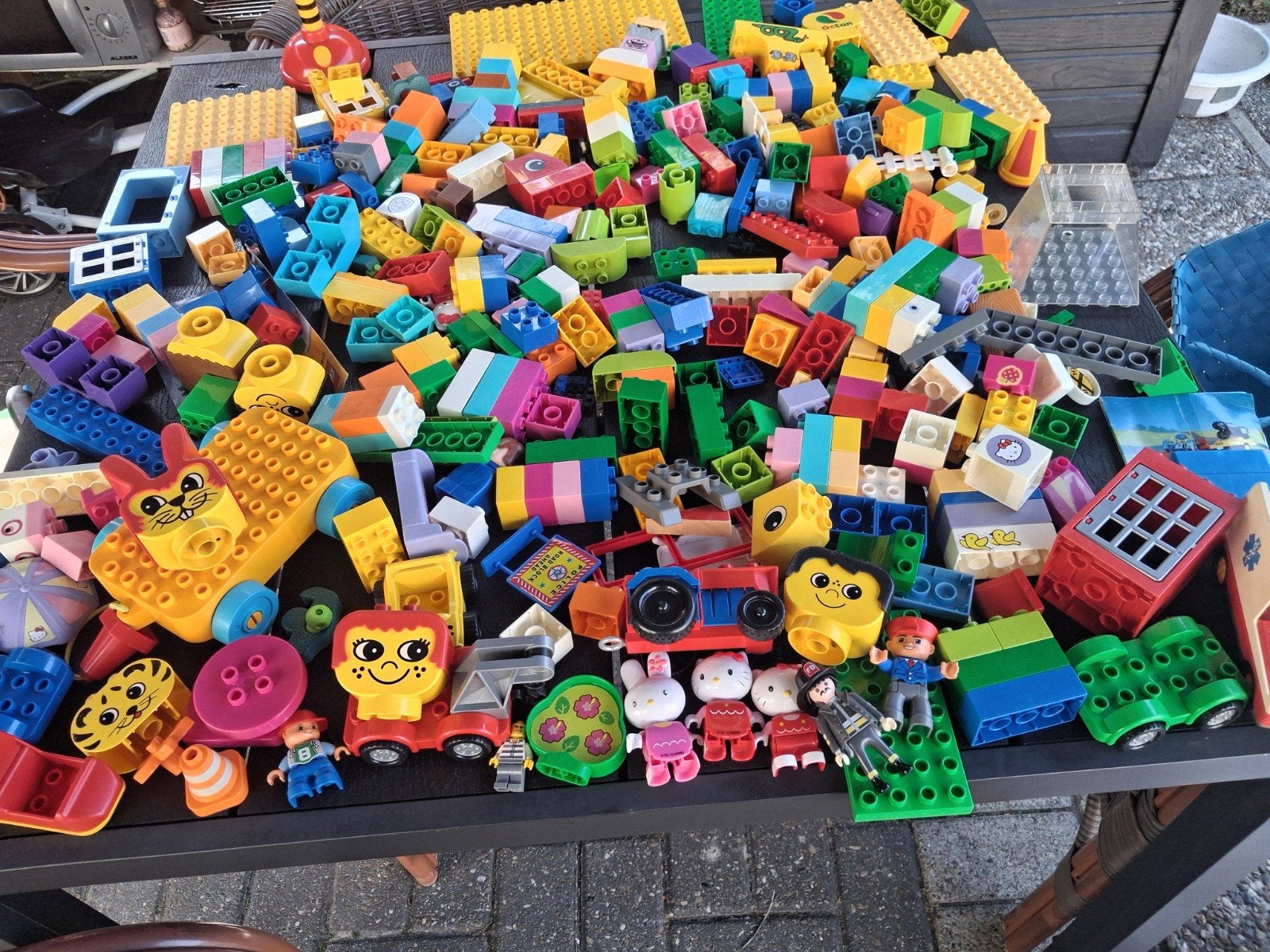 Grote partij bouwblokken, o.a. Lego Duplo en Mega Bloks, Ophalen of Verzenden
