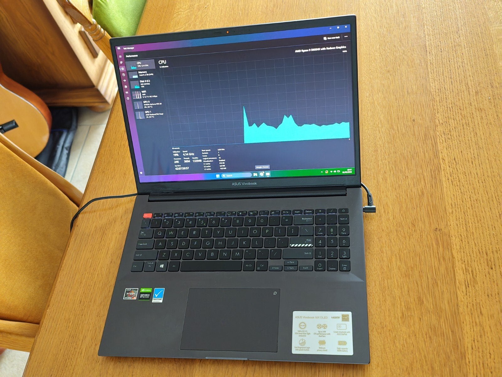 ASUS Vivobook Pro 16X OLED M7600QE-L2014W, Computers en Software, Windows Laptops, Ophalen, Met videokaart, Zo goed als nieuw