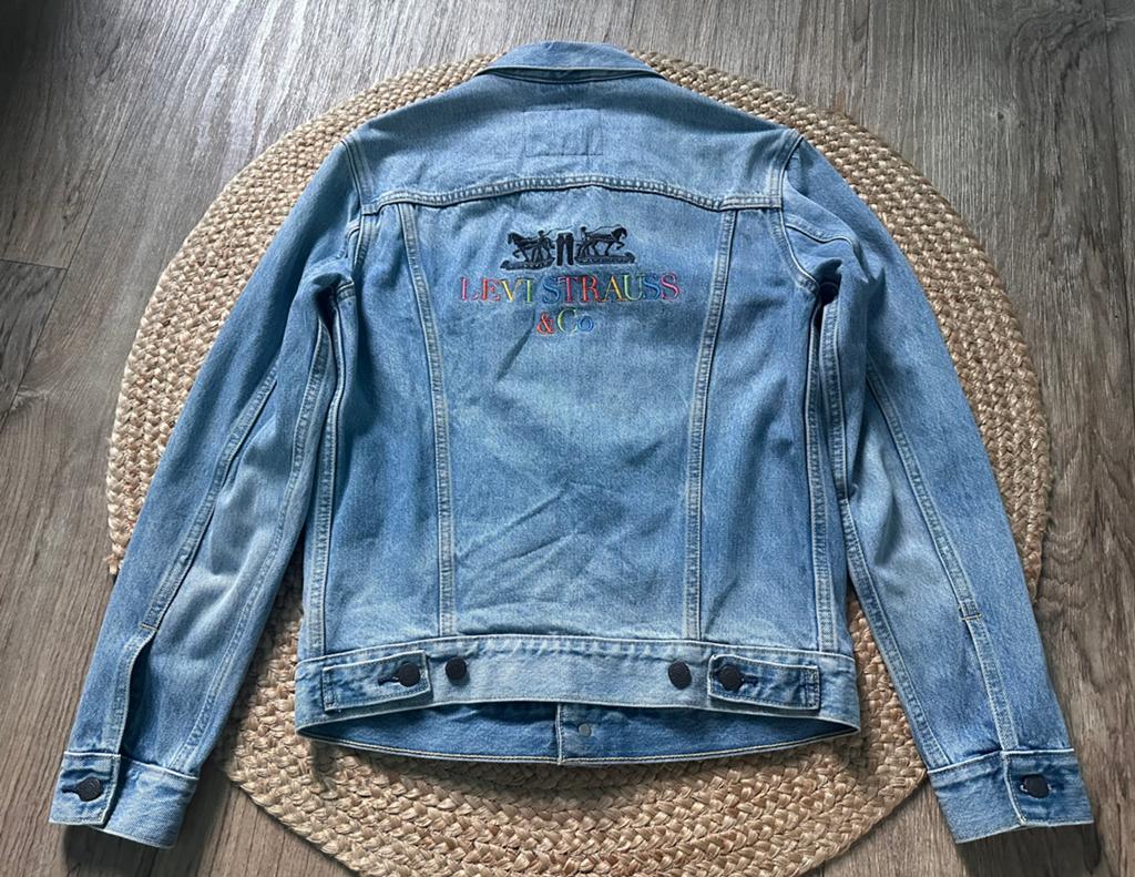 Levis spijkerjas maat S, Ophalen of Verzenden, Gedragen, Maat 36 (S), Blauw