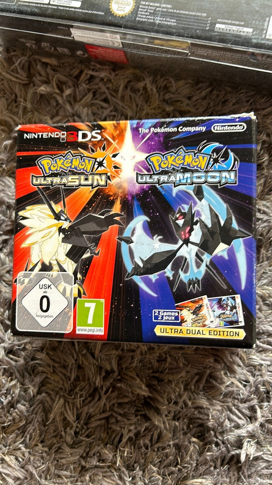 Pokémon Ultra Sun & Ultra Moon Dual Edition + Steelbook, Spelcomputers en Games, Online, 1 speler, Ophalen of Verzenden, Zo goed als nieuw