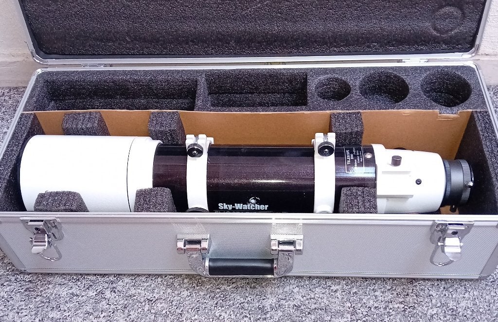 Skywatcher Evostar 80ED, Audio, Tv en Foto, Optische apparatuur | Telescopen, Ophalen of Verzenden, Zo goed als nieuw, 80 tot 200 mm