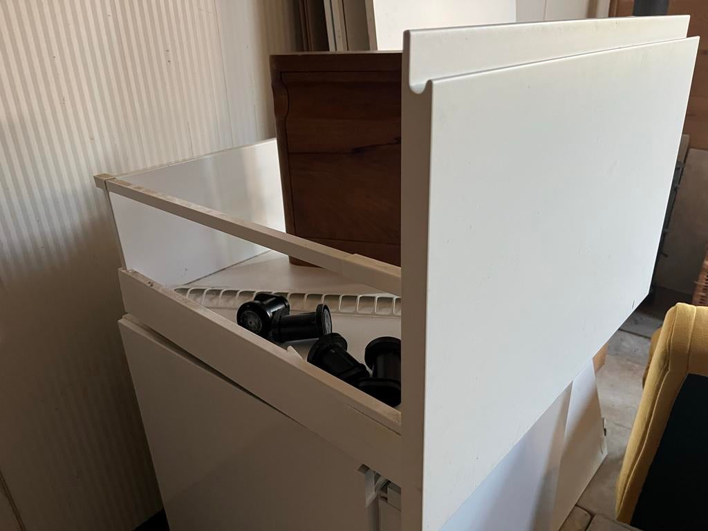 IKEA Metod hoge kast voor koelkast 220x60 met lade, Ophalen, Gebruikt