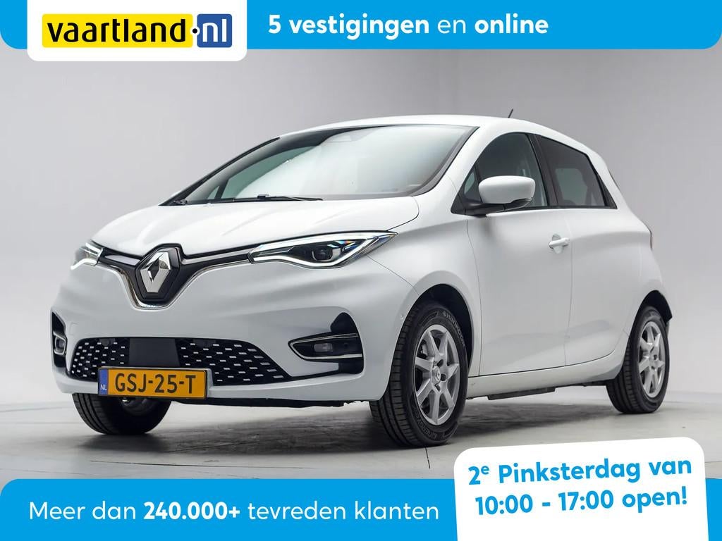Renault ZOE R135 Intens Busniss 52 [ Huuraccu Navi Camera ], Auto's, Renault, Automaat, Gebruikt, Wit, Leder