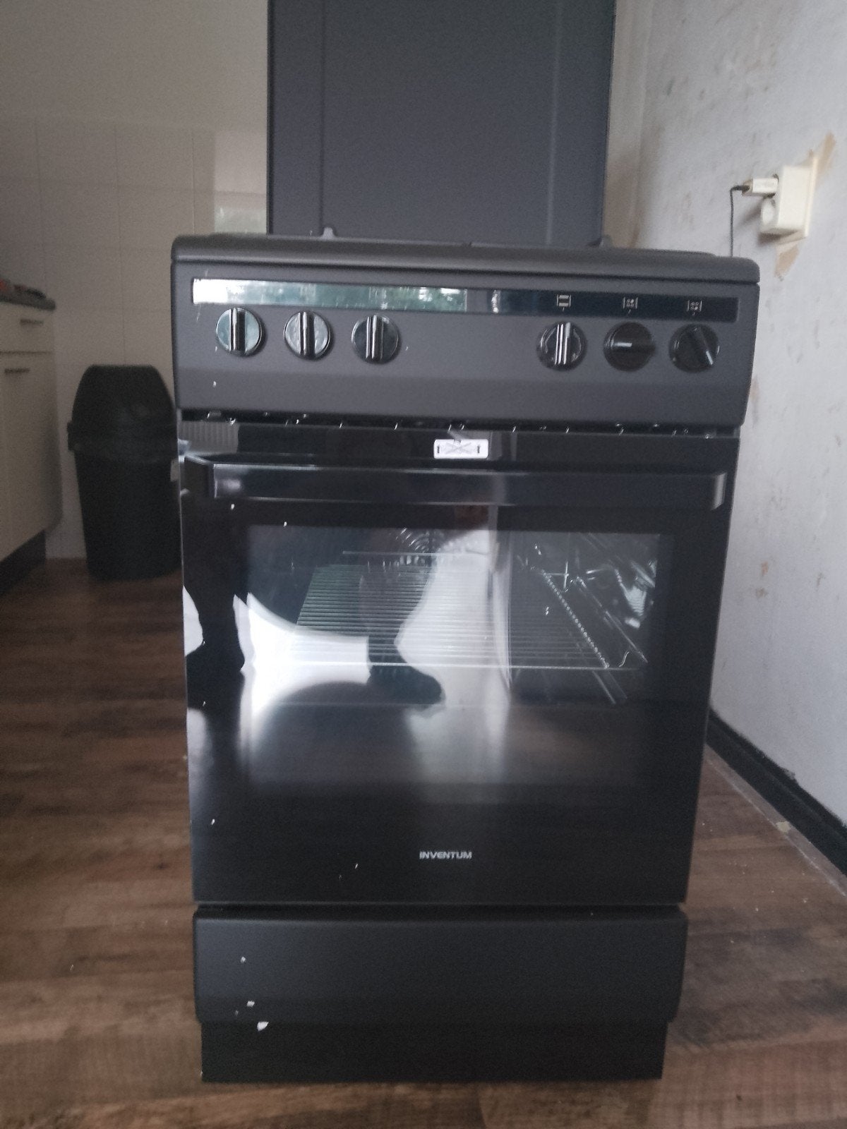 electrische gasfornuis, Ophalen, Nieuw, 4 kookzones, Gas