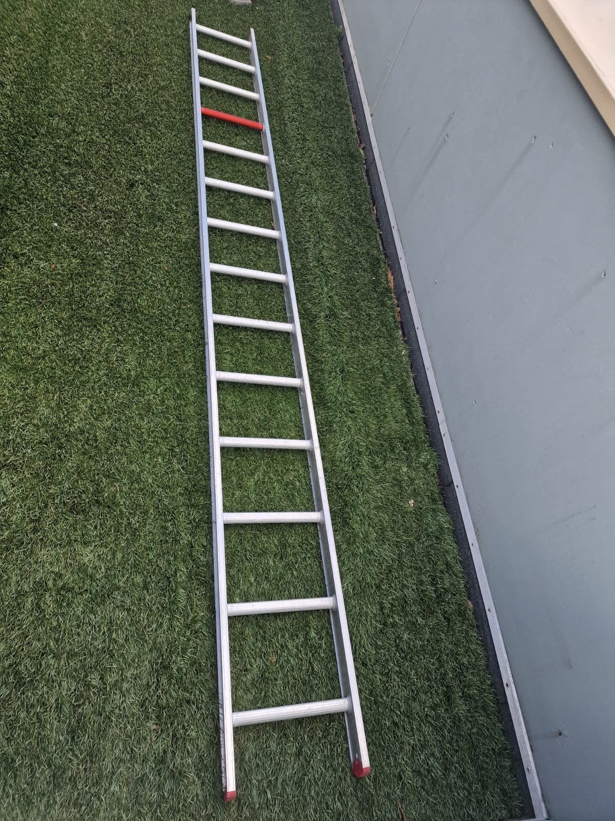 Aluminium Ladder 3,5 meter, Doe-het-zelf en Verbouw, Ophalen, Gebruikt, 4 meter of meer