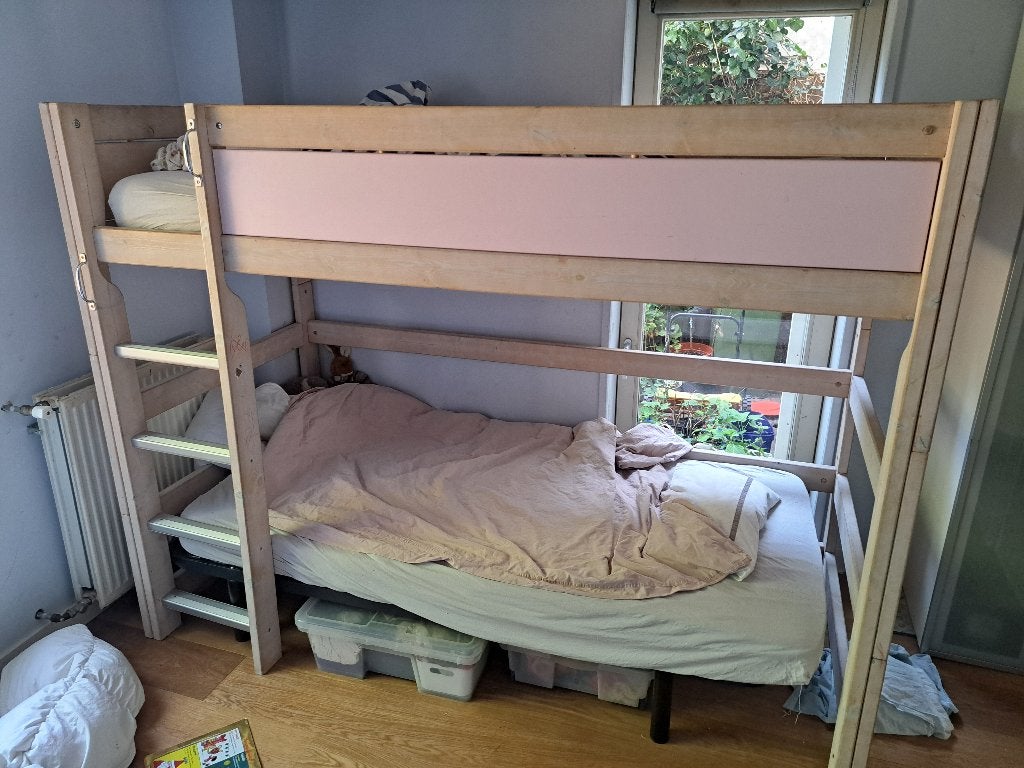 Hoogslaper stapelbed, Ophalen, Gebruikt, Stapelbed
