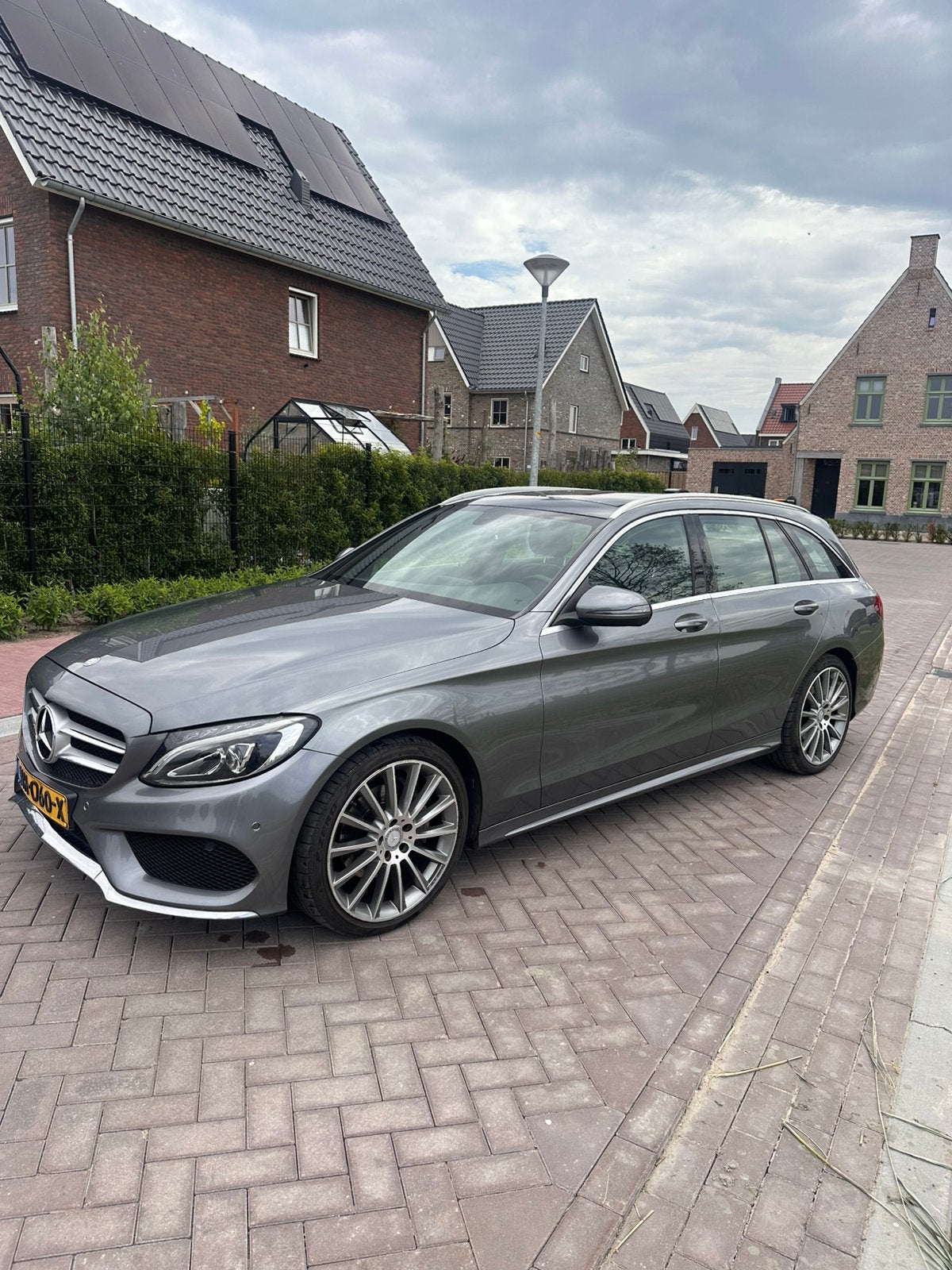 Mercedes-Benz C-Klasse C180 1.6 115KW Aut7 Estate 2017 Grijs, Auto's, Automaat, Achterwielaandrijving, 1800 kg, Particulier