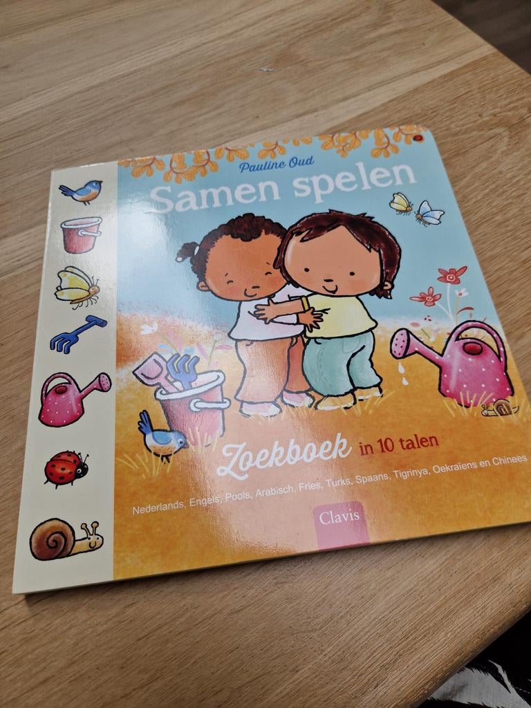 Samen Spelen Zoekboek in 10 Talen - Pauline Oud, Boeken, Kinderboeken | Baby's en Peuters, Nieuw, Ophalen of Verzenden, Pauline Oud