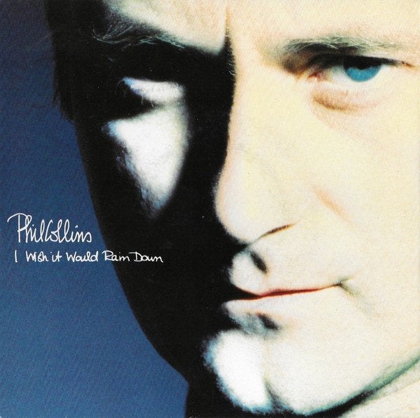 Pop Single (1989) Phil Collins - I Wish it would Rain down, Cd's en Dvd's, Vinyl | Pop, Gebruikt, 7 inch, Ophalen of Verzenden