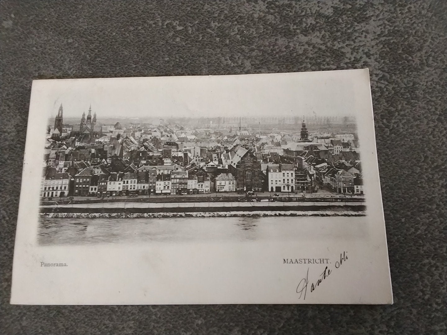 Maastricht Panorama 1900, Verzamelen, Ophalen of Verzenden, Voor 1920, Gelopen, Limburg