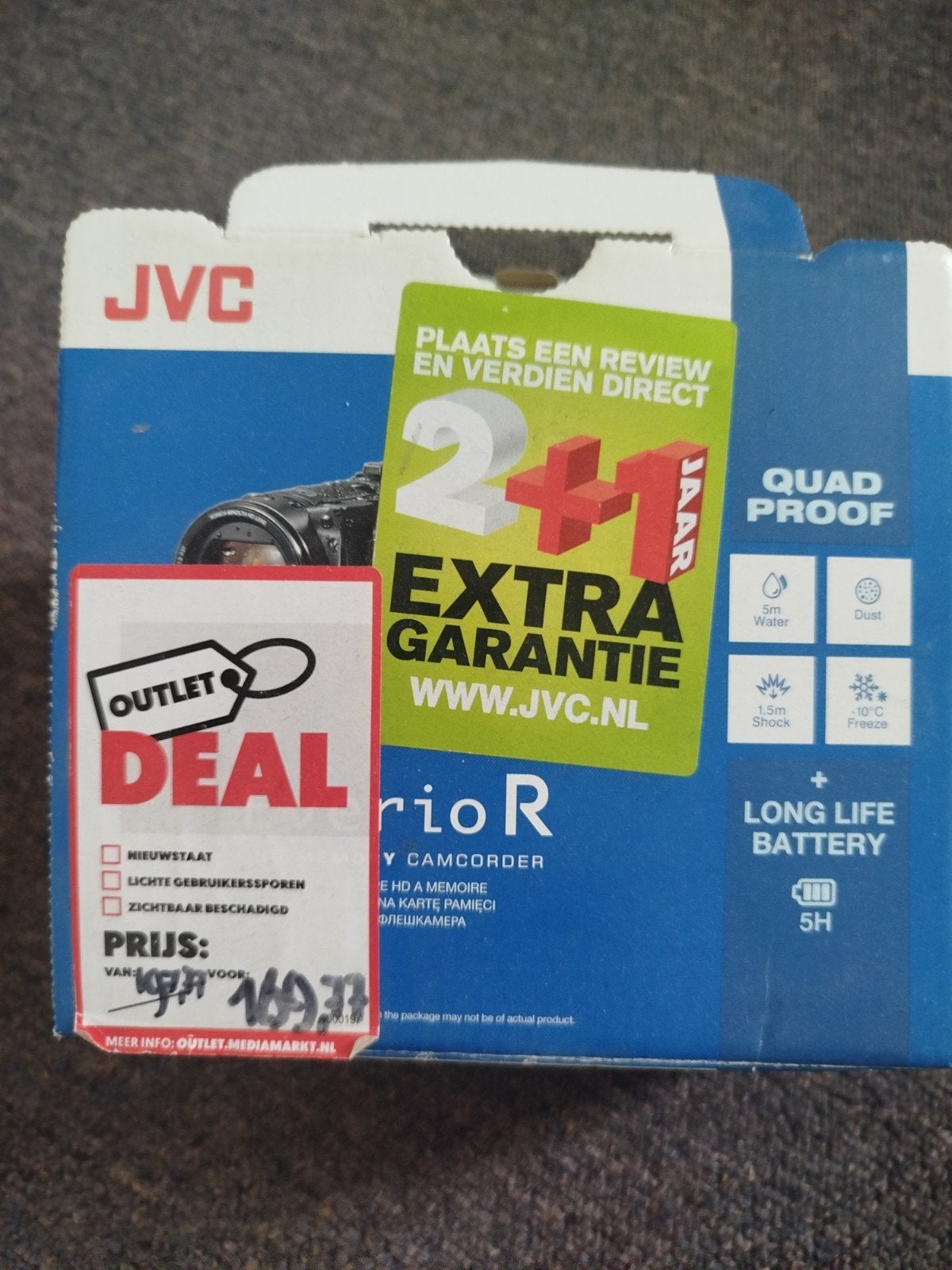 JVC Everio R full HD 1920x1080, Ophalen, Full HD, JVC, Zo goed als nieuw