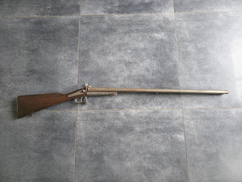 Antiek Lefaucheux Pennenvuur Jachtgeweer (Onklaar), Antiek en Kunst, Ophalen of Verzenden