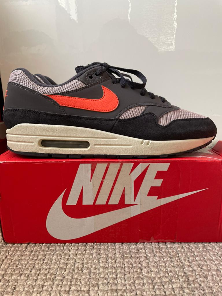 Nike air max 1 “Wild Mango” / 46, Kleding | Heren, Schoenen, Overige kleuren, Ophalen of Verzenden, Sneakers of Gympen, Zo goed als nieuw