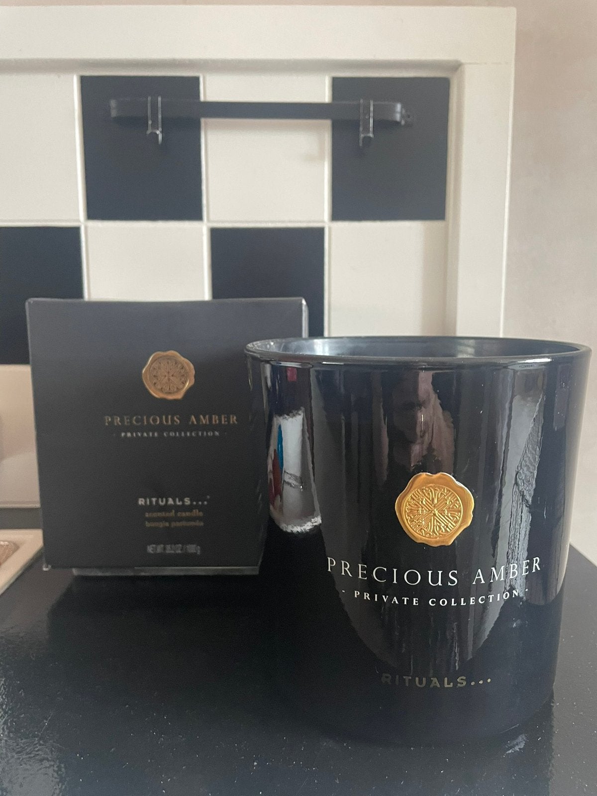 Rituals of precious amber kilo kaars nieuw !, Ophalen of Verzenden, Nieuw, Kaars, Rituals