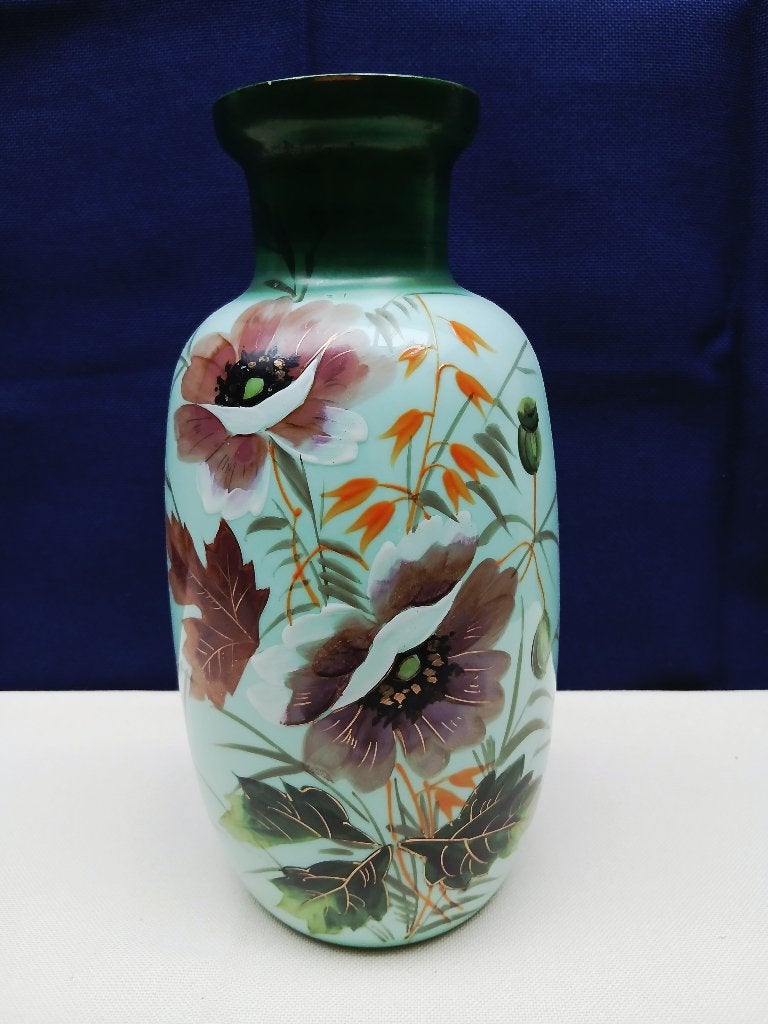 Opaline vaas, Antiek en Kunst, Antiek | Vazen, Ophalen of Verzenden