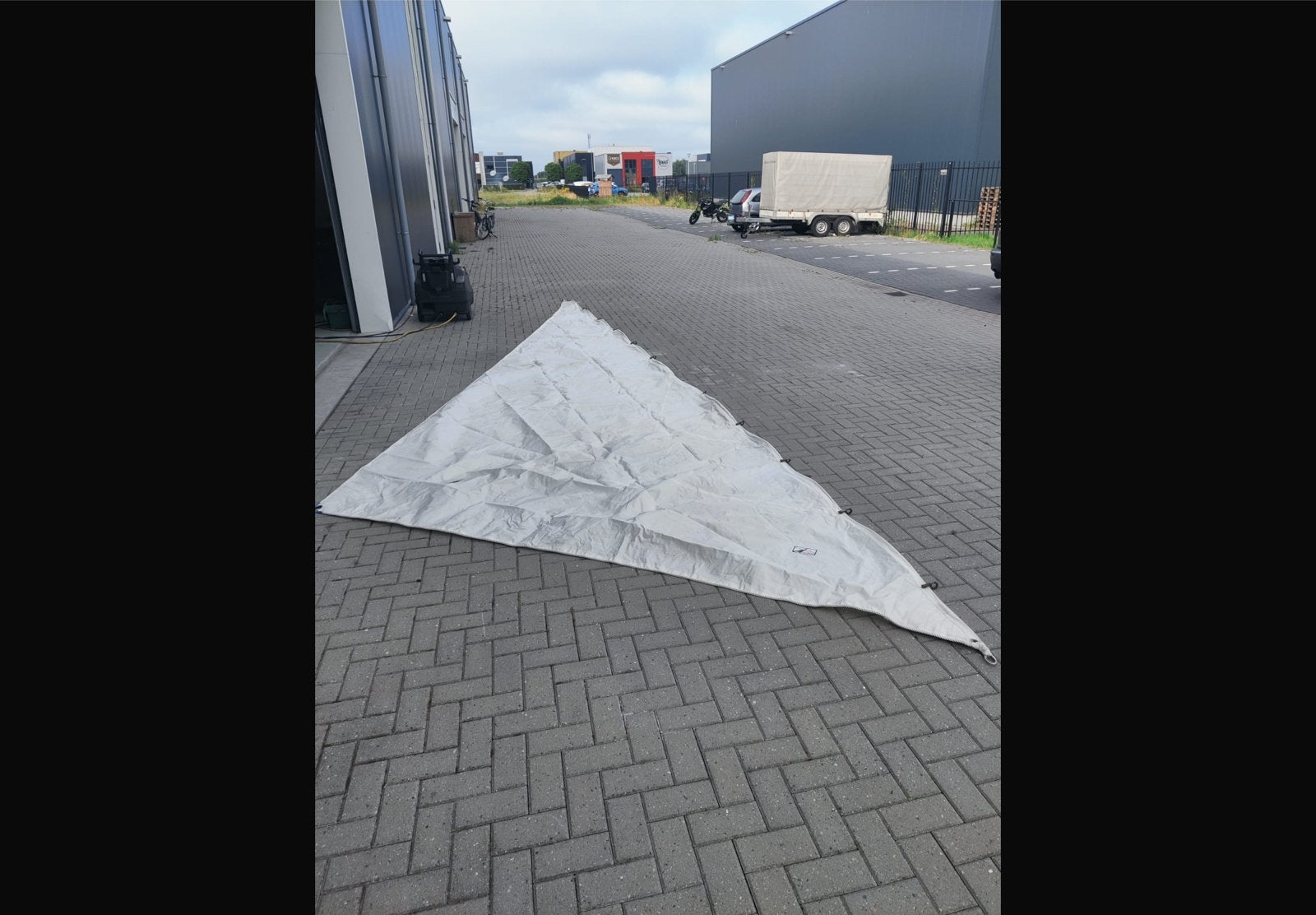 Stromzfok - A. Lam Sail Maker Hong Kong, Watersport en Boten, Zeilen en Zeiltoebehoren, Gebruikt, 15 tot 30 m², Ophalen of Verzenden