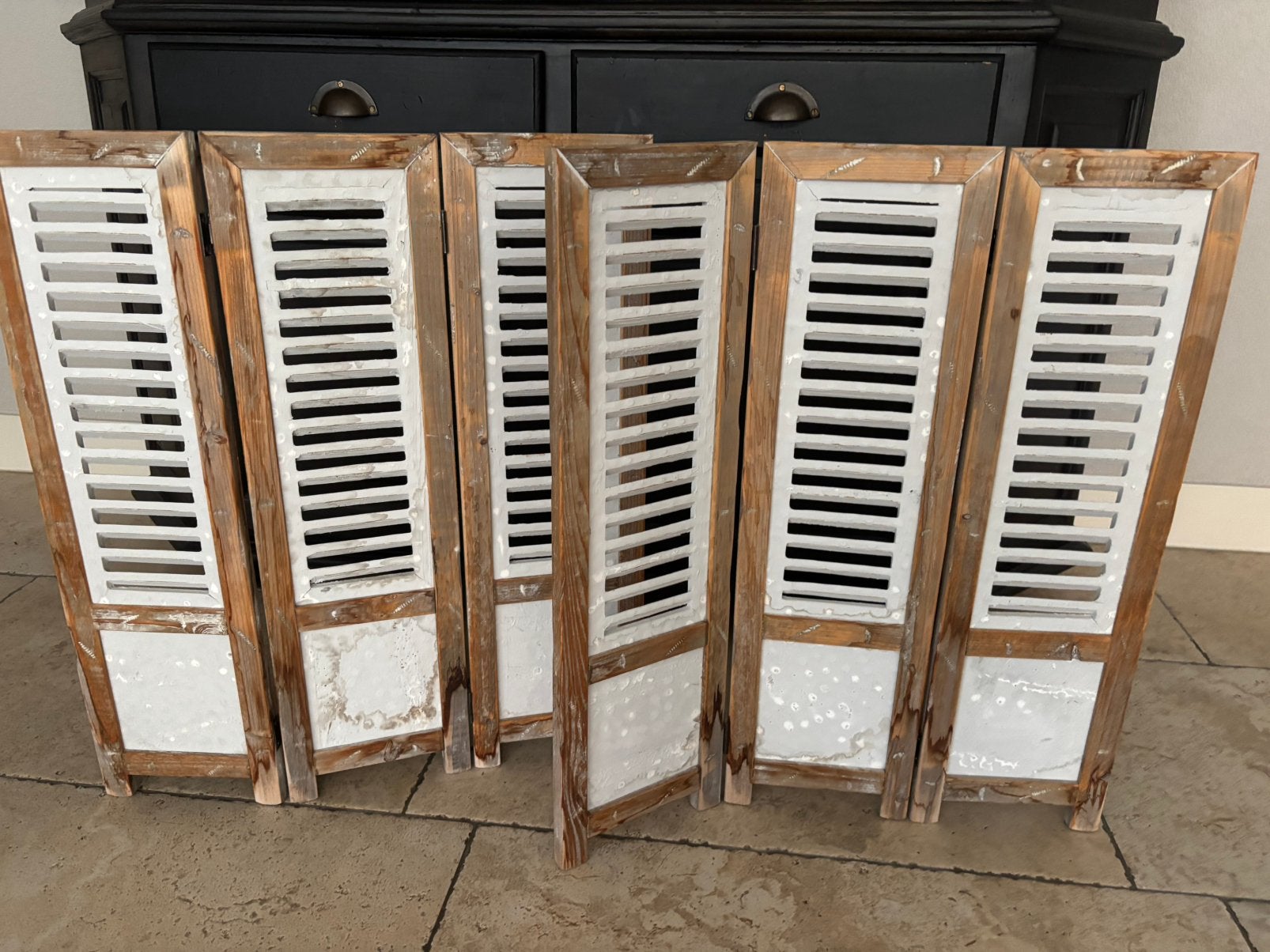 2 Houten raam shutters, Ophalen of Verzenden, Zo goed als nieuw