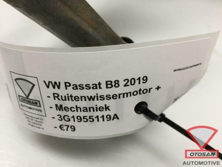 vw passat b8 2019 ruitenwissermotor + mechaniek 3g1955119a, Gebruikt, Volkswagen, Volkswagen AG, Berliner Ring 2
38440  Wolfsburg, DE