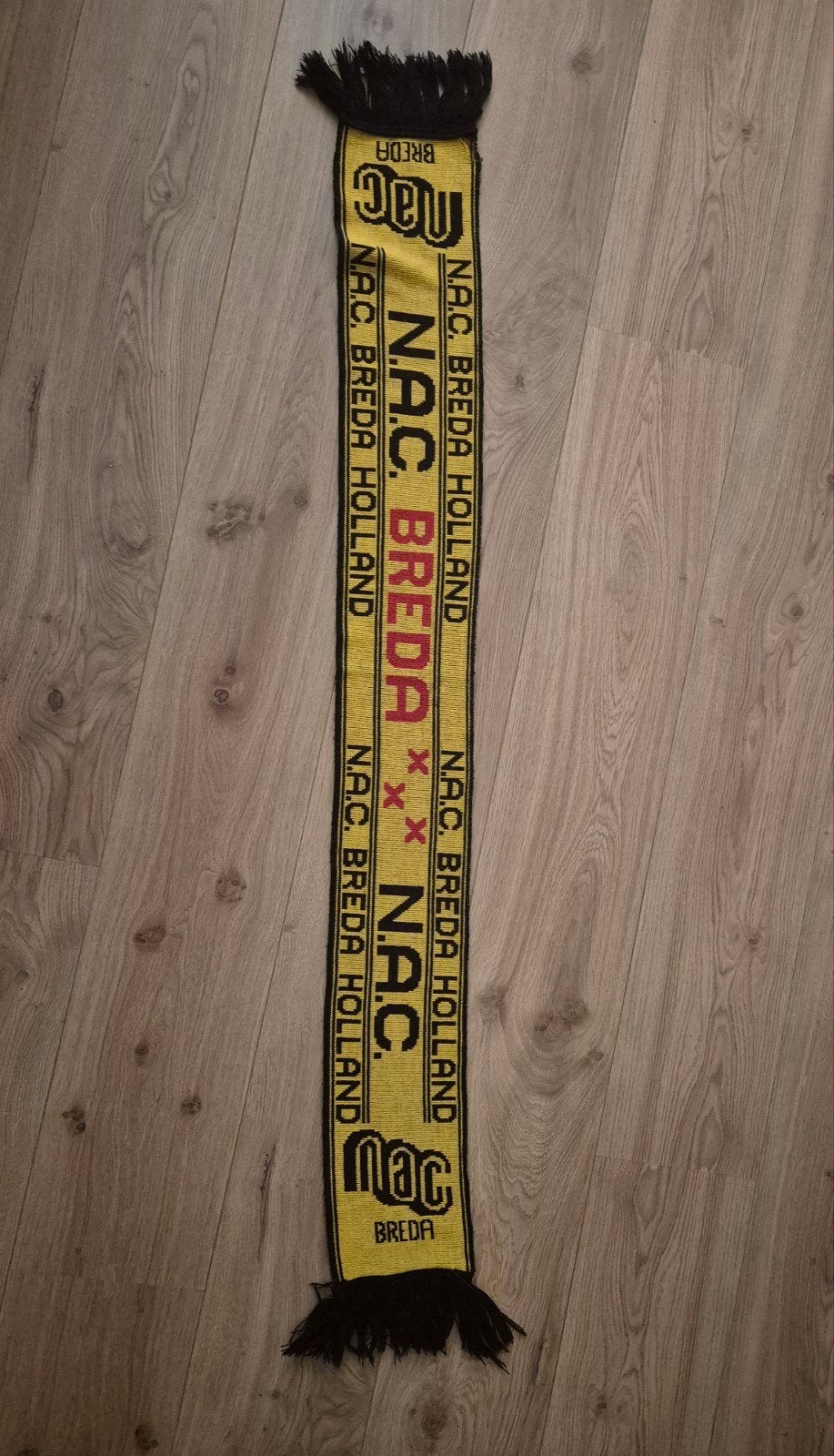 NAC Breda Sjaal, Kleding | Dames, Mutsen, Sjaals en Handschoenen, NAC Breda, Ophalen of Verzenden, Zo goed als nieuw, Sjaal