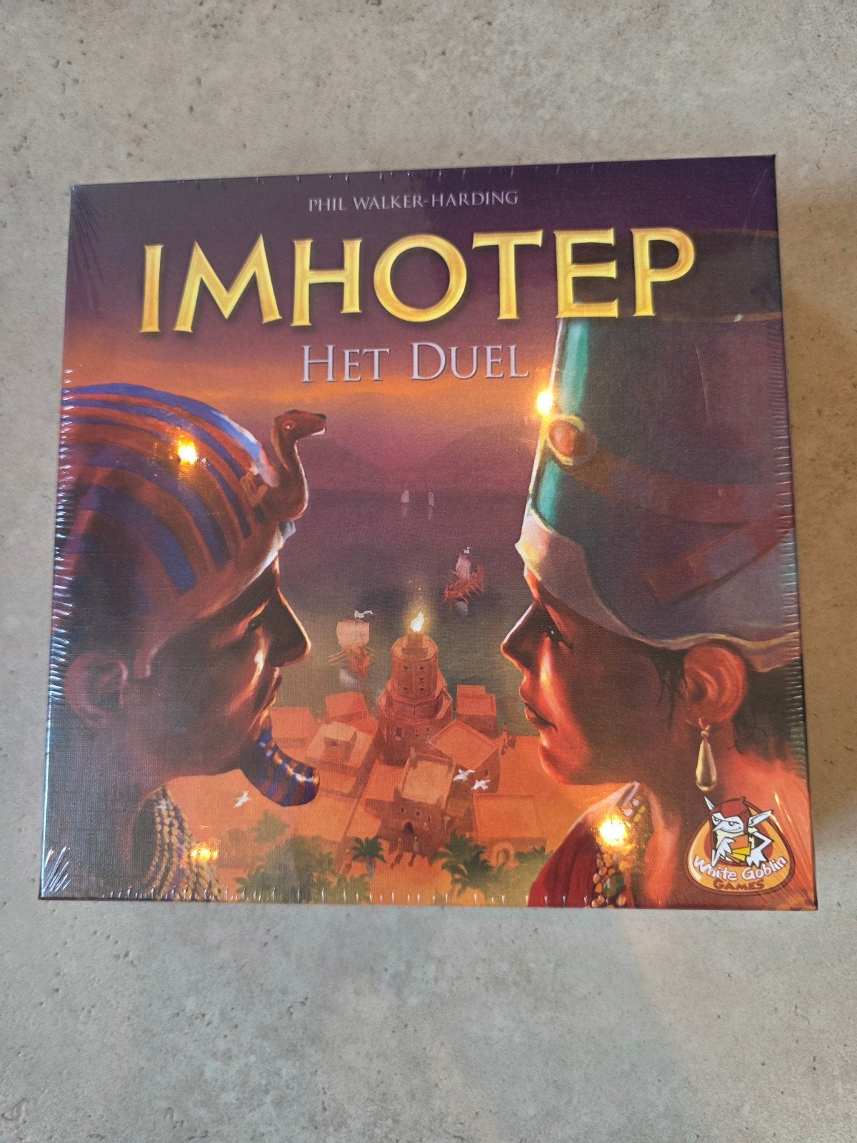 Imhotep: Het Duel - Strategisch bordspel voor 2 spelers, Een of twee spelers, Ophalen of Verzenden, Nieuw, White Goblin Games