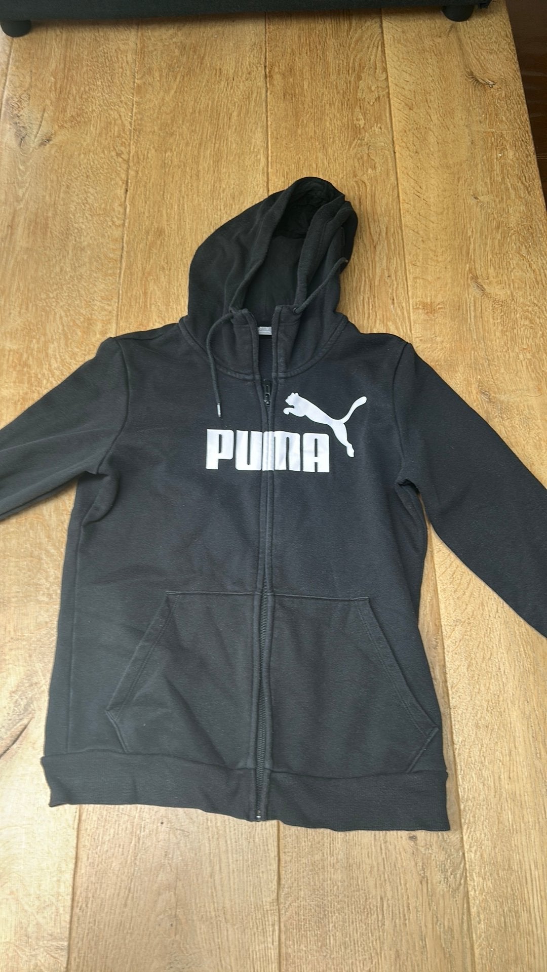 Puma vest zwart, Ophalen of Verzenden, Zo goed als nieuw, Maat 46 (S) of kleiner, Zwart