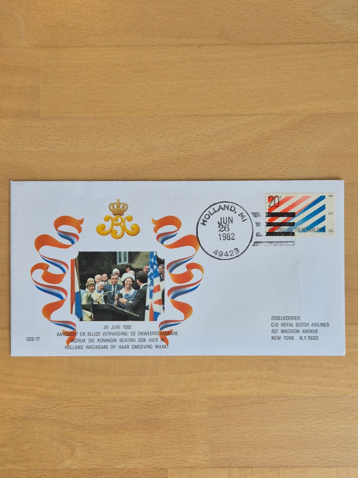 Envelop Beatrix, Ophalen of Verzenden, Envelop