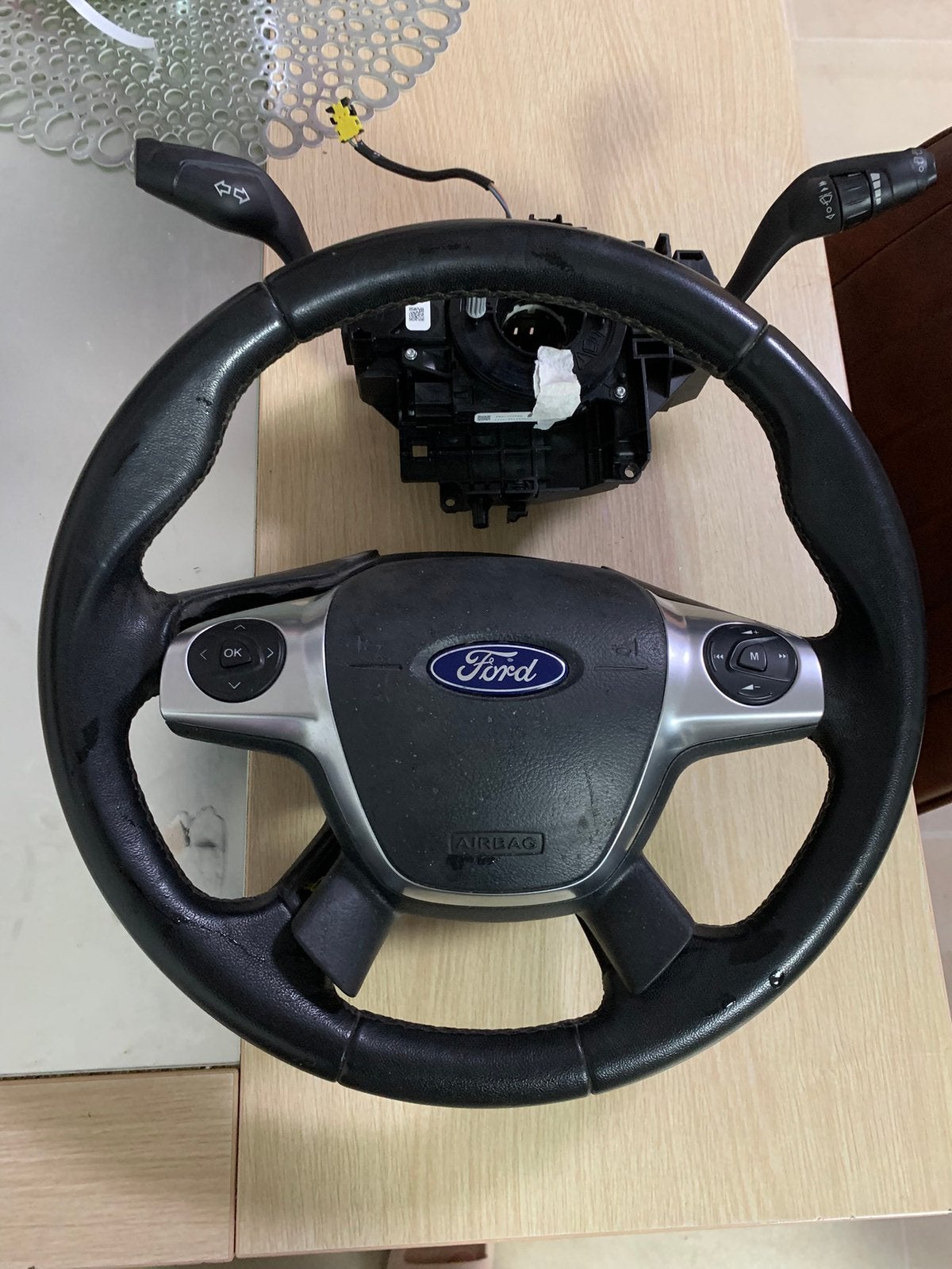 Ford focus stuur+ airbag en knipper lichten, Auto-onderdelen, Ophalen, Ford