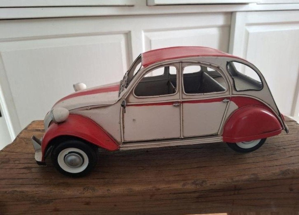 Miniatuur model vintage Citroën CV3 lelijk eendje, Ophalen of Verzenden, Gebruikt, Auto, Overige merken