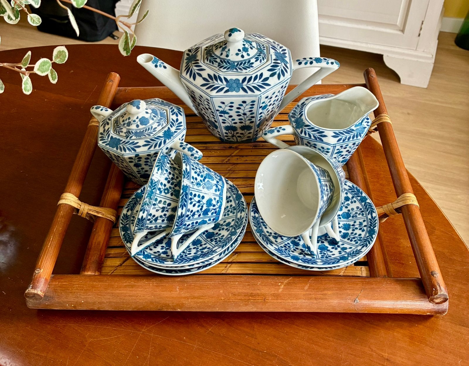 Antiek Chinees serviesje, Antiek en Kunst, Ophalen of Verzenden