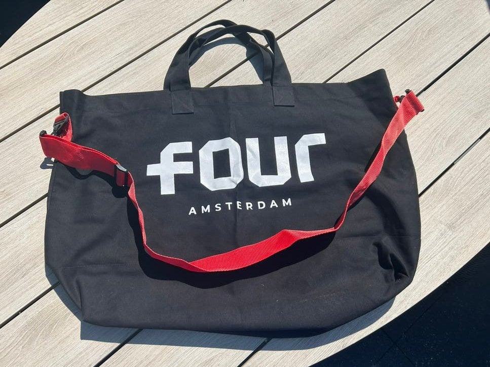 Four Amsterdam tas (Strand formaat), Ophalen of Verzenden, Zo goed als nieuw, Zwart, Overige merken