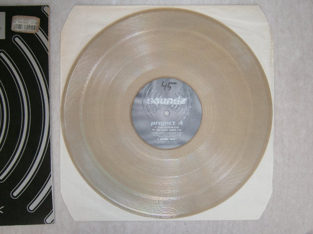 Project A – The Arrival / For Your Eyes. 1999. clear. Trance, Cd's en Dvd's, Vinyl | Dance en House, Ophalen, Inclusief binnenhoes