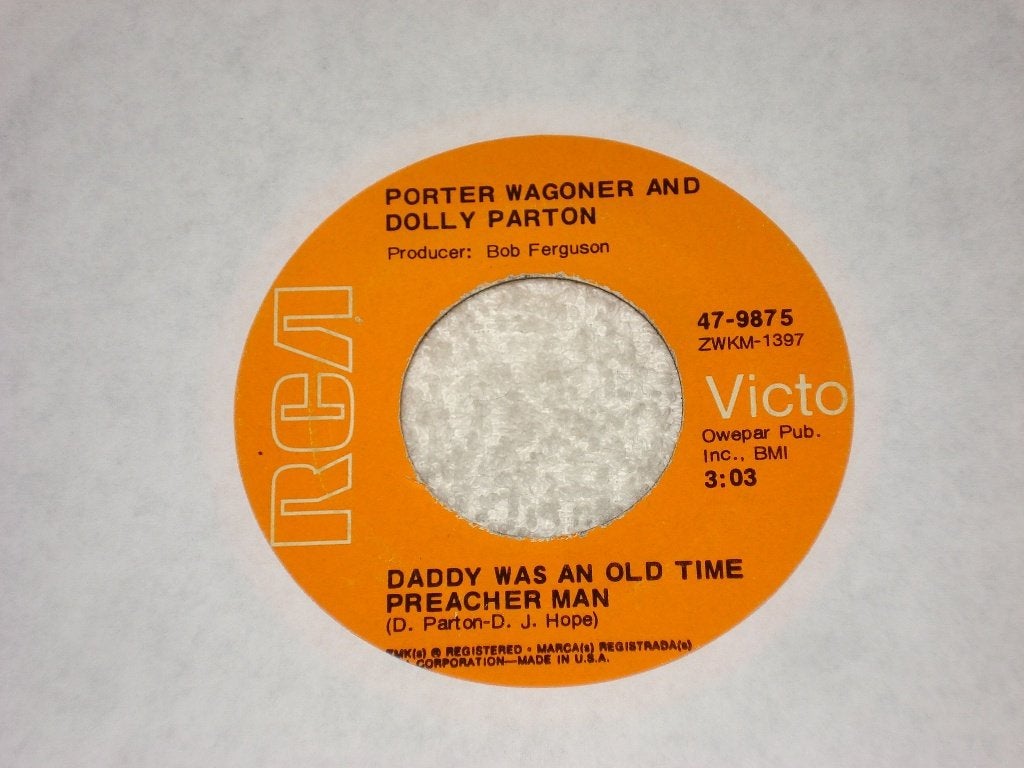 Dolly Parton  Daddy was an Old time Preacher  Usa   Orgineel, Originele persing, Ophalen of Verzenden, Zo goed als nieuw, Country en Western