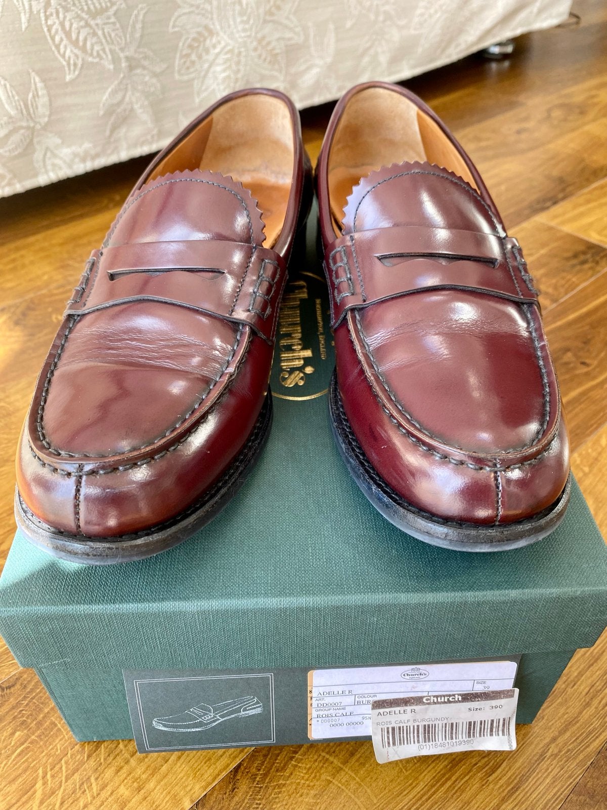 Church's Adelle R Loafers - Maat 39 - Zo goed als nieuw, Instappers, Ophalen of Verzenden, Zo goed als nieuw, Rood