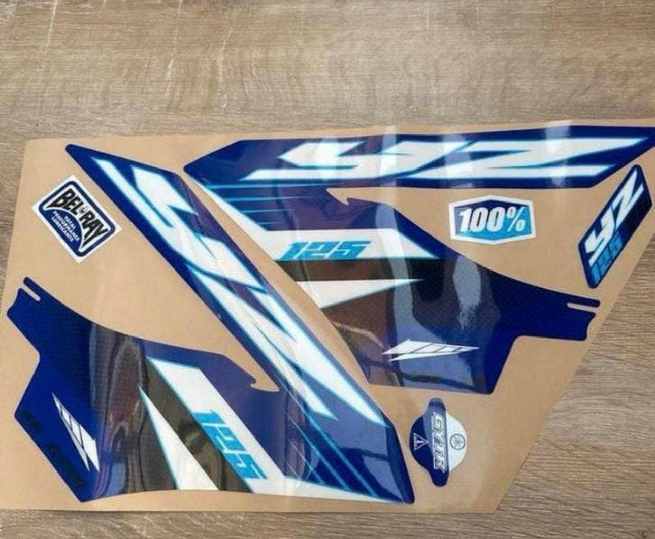 Nieuwe radiator stickers Yamaha YZ125/YZ250 2022-2027, Motoren, Ophalen of Verzenden