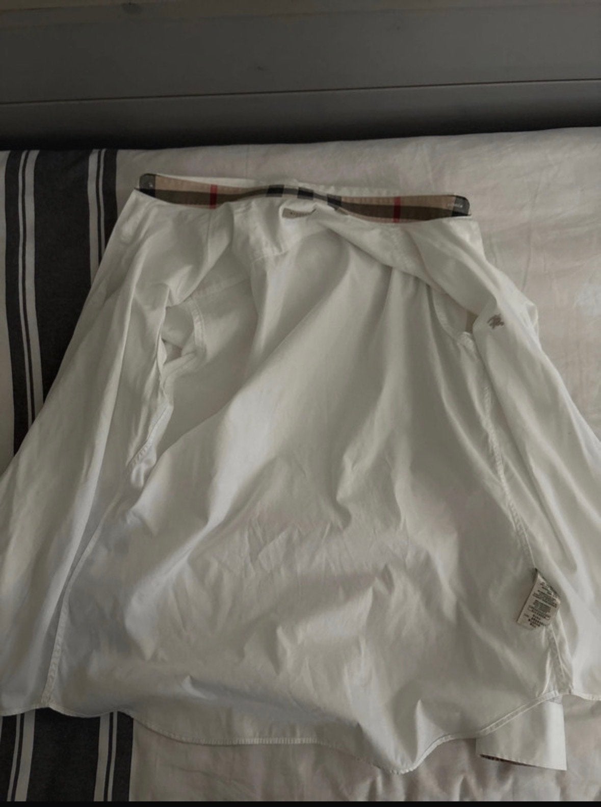Burberry Brit Wit Herenoverhemd - Zo goed als nieuw, Ophalen of Verzenden, Zo goed als nieuw, Wit, Halswijdte 41/42 (L)