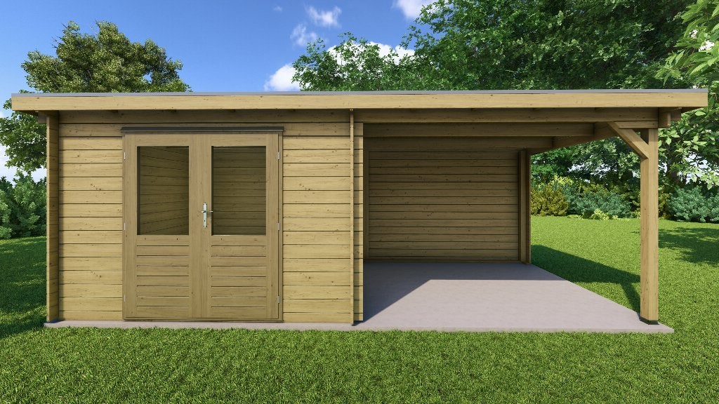 Fonteyn Basicline Jasmijn 600x250cm - Keteldruk, 200 tot 400 cm, Blokhut, Nieuw, Ophalen of Verzenden