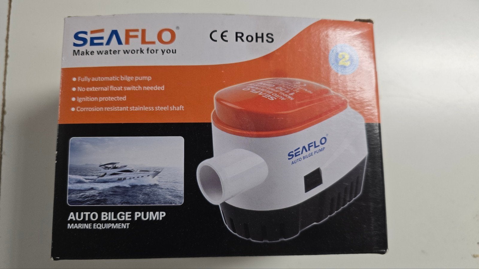 Seaflo Automatische Bilgepomp 750 GPH 12V, Ophalen of Verzenden